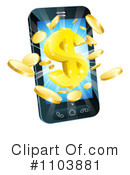 Cell Phone Clipart #1103881 by AtStockIllustration