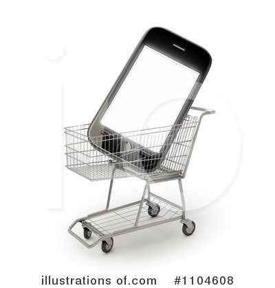Shopping Cart Clipart #1104608 by Mopic