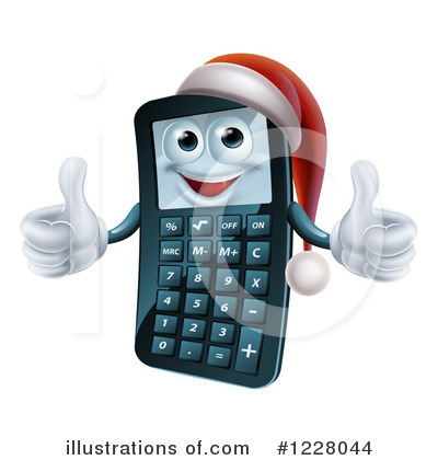 Calculator Clipart #1228044 by AtStockIllustration