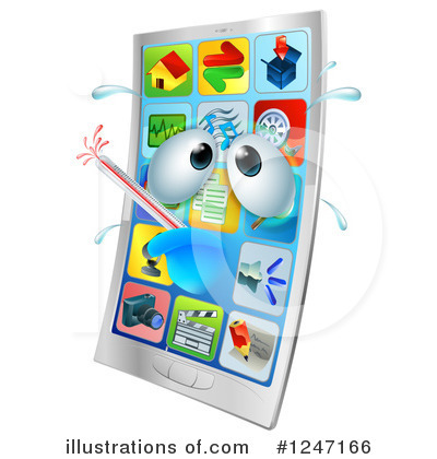 Cell Phone Clipart #1247166 by AtStockIllustration