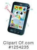 Cell Phone Clipart #1254235 by AtStockIllustration