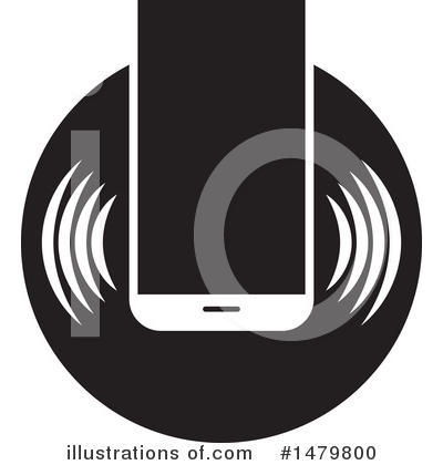 Royalty-Free (RF) Cell Phone Clipart Illustration by Lal Perera - Stock Sample #1479800