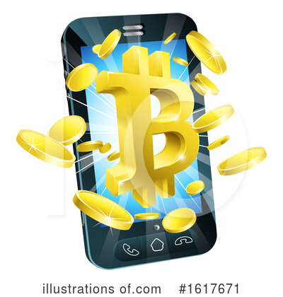Bitcoin Clipart #1617671 by AtStockIllustration