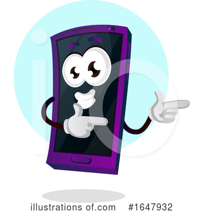 Royalty-Free (RF) Cell Phone Clipart Illustration by Morphart Creations - Stock Sample #1647932