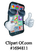 Cell Phone Clipart #1694811 by AtStockIllustration