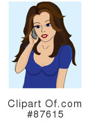 Cell Phone Clipart #87615 by Pams Clipart