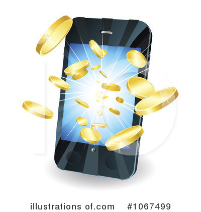 Royalty-Free (RF) Cellphone Clipart Illustration by AtStockIllustration - Stock Sample #1067499
