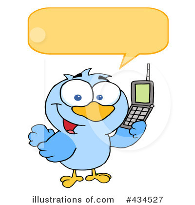 Royalty-Free (RF) Cellphone Clipart Illustration by Hit Toon - Stock Sample #434527
