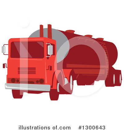 Royalty-Free (RF) Cement Truck Clipart Illustration by patrimonio - Stock Sample #1300643