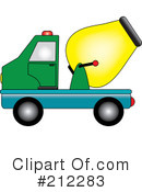 Cement Truck Clipart #212283 by Pams Clipart