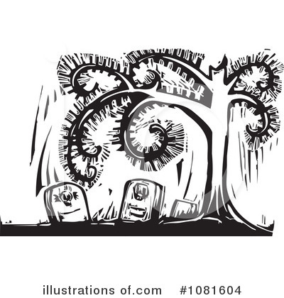 Royalty-Free (RF) Cemetery Clipart Illustration by xunantunich - Stock Sample #1081604