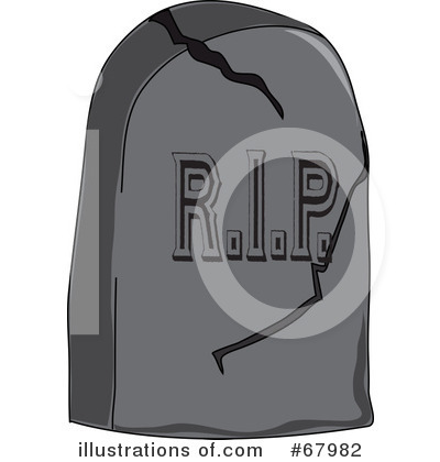 Royalty-Free (RF) Cemetery Clipart Illustration by Pams Clipart - Stock Sample #67982