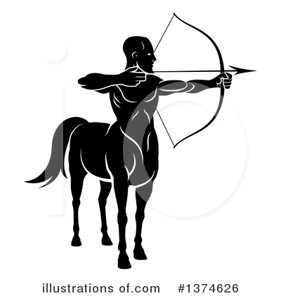 Royalty-Free (RF) Centaur Clipart Illustration by AtStockIllustration - Stock Sample #1374626