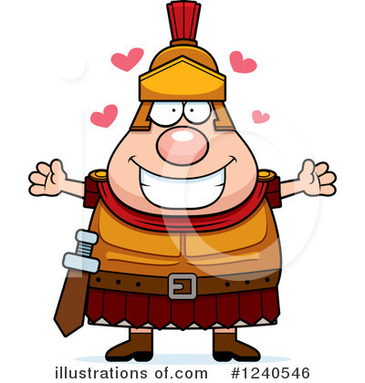Royalty-Free (RF) Centurion Clipart Illustration by Cory Thoman - Stock Sample #1240546