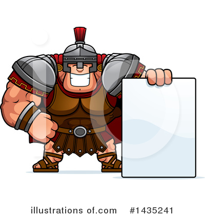Royalty-Free (RF) Centurion Clipart Illustration by Cory Thoman - Stock Sample #1435241