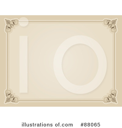 Royalty-Free (RF) Certificate Clipart Illustration by KJ Pargeter - Stock Sample #88065