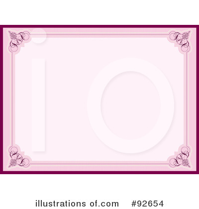 Royalty-Free (RF) Certificate Clipart Illustration by KJ Pargeter - Stock Sample #92654