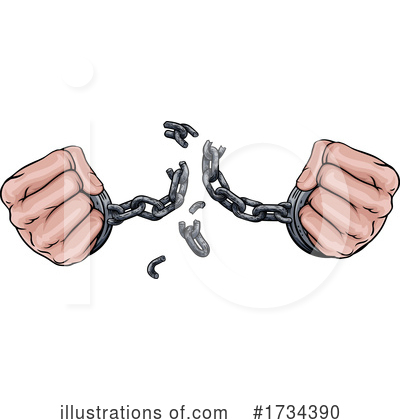 Handcuffs Clipart #1734390 by AtStockIllustration