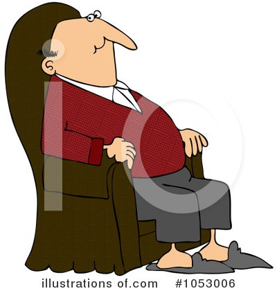 Royalty-Free (RF) Chair Clipart Illustration by djart - Stock Sample #1053006