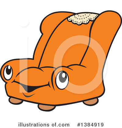 Royalty-Free (RF) Chair Clipart Illustration by Johnny Sajem - Stock Sample #1384919