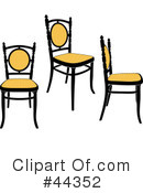 Chairs Clipart #44352 by Frisko