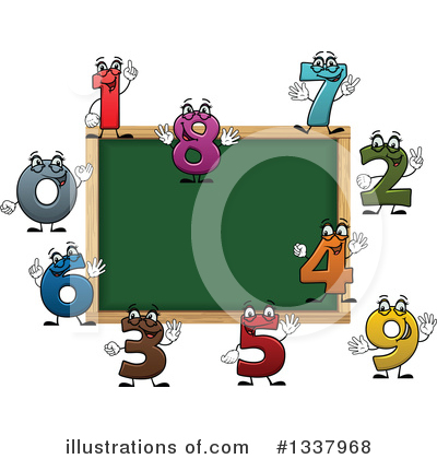 Numbers Clipart #1337968 by Vector Tradition SM