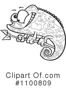 Chameleon Clipart #1100809 by toonaday