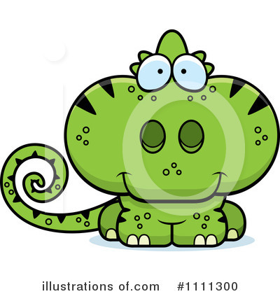 Royalty-Free (RF) Chameleon Clipart Illustration by Cory Thoman - Stock Sample #1111300
