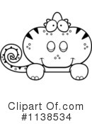 Chameleon Clipart #1138534 by Cory Thoman