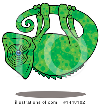 Royalty-Free (RF) Chameleon Clipart Illustration by John Schwegel - Stock Sample #1448102