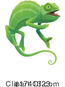 Chameleon Clipart #1741323 by Vector Tradition SM