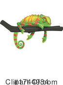 Chameleon Clipart #1744984 by Vector Tradition SM