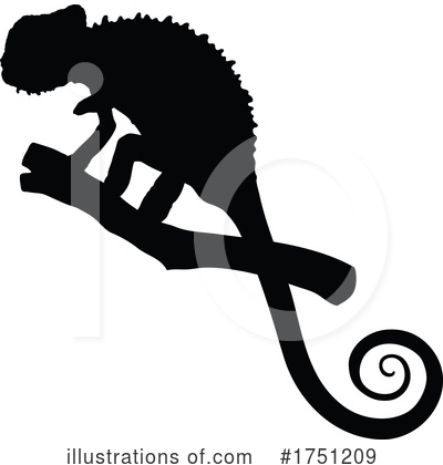 Royalty-Free (RF) Chameleon Clipart Illustration by Vector Tradition SM - Stock Sample #1751209
