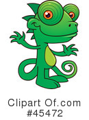 Chameleon Clipart #45472 by John Schwegel