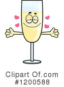 Champagne Clipart #1200588 by Cory Thoman