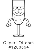 Champagne Clipart #1200694 by Cory Thoman