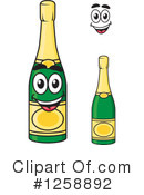 Champagne Clipart #1258892 by Vector Tradition SM