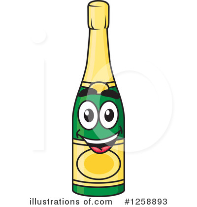 Royalty-Free (RF) Champagne Clipart Illustration by Vector Tradition SM - Stock Sample #1258893
