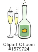 Champagne Clipart #1579724 by lineartestpilot