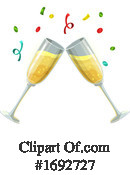 Champagne Clipart #1692727 by Vector Tradition SM