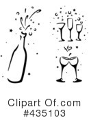 Champagne Clipart #435103 by BNP Design Studio