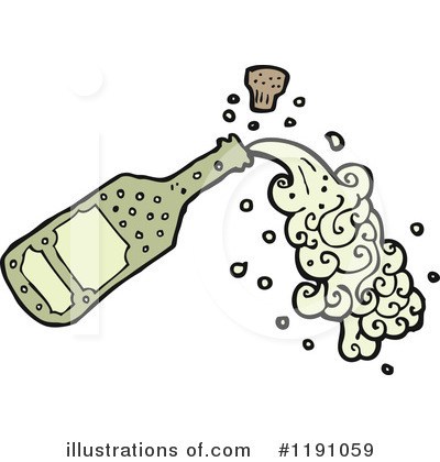 Royalty-Free (RF) Champaign Clipart Illustration by lineartestpilot - Stock Sample #1191059