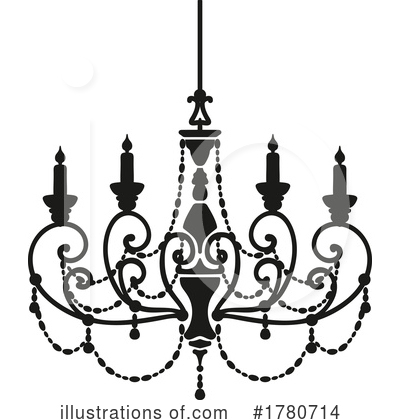 Chandelier Clipart #1780714 by Vector Tradition SM
