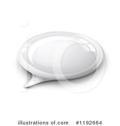 Royalty-Free (RF) Chat Balloon Clipart Illustration by Oligo - Stock Sample #1192664