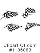 Checkered Flag Clipart #1195083 by Vector Tradition SM