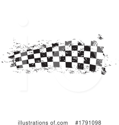 Checkered Flag Clipart #1791098 by Vector Tradition SM