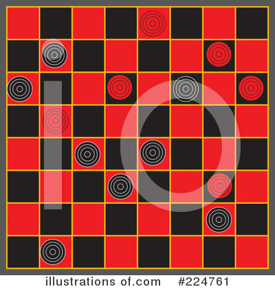 Royalty-Free (RF) Checkers Clipart Illustration by Prawny - Stock Sample #224761