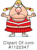 Cheerleader Clipart #1122347 by Cory Thoman