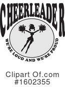 Cheerleader Clipart #1602355 by Johnny Sajem