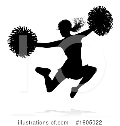 Royalty-Free (RF) Cheerleader Clipart Illustration by AtStockIllustration - Stock Sample #1605022